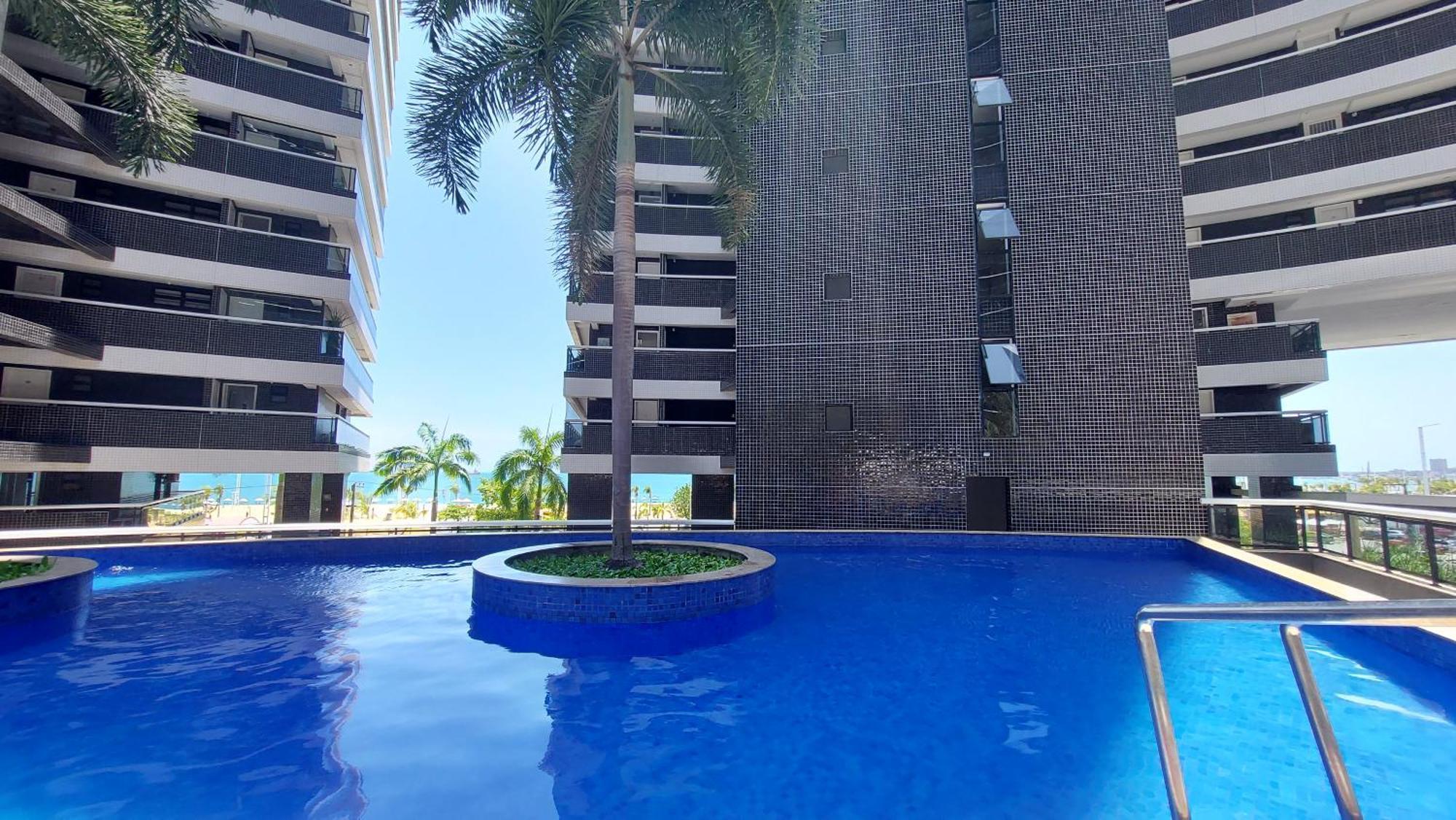 Апартаменти Ed Landscape 3 Quartos Frente Mar Форталеза Екстер'єр фото