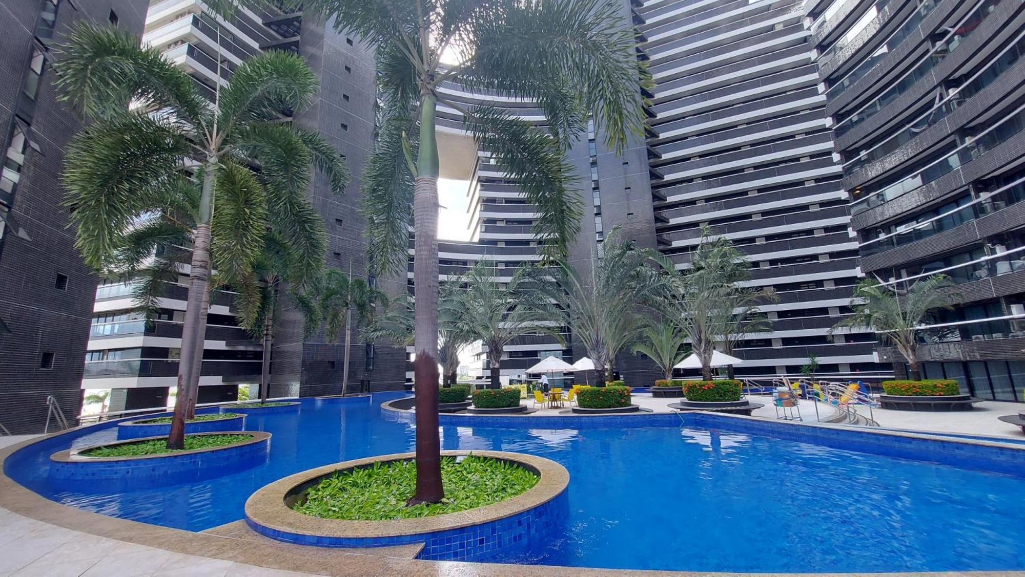Апартаменти Ed Landscape 3 Quartos Frente Mar Форталеза Екстер'єр фото
